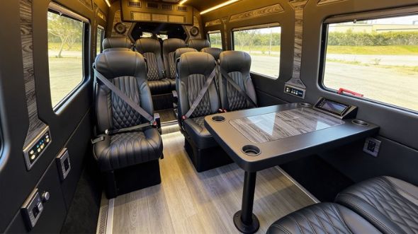 12 passenger sprinter van interior