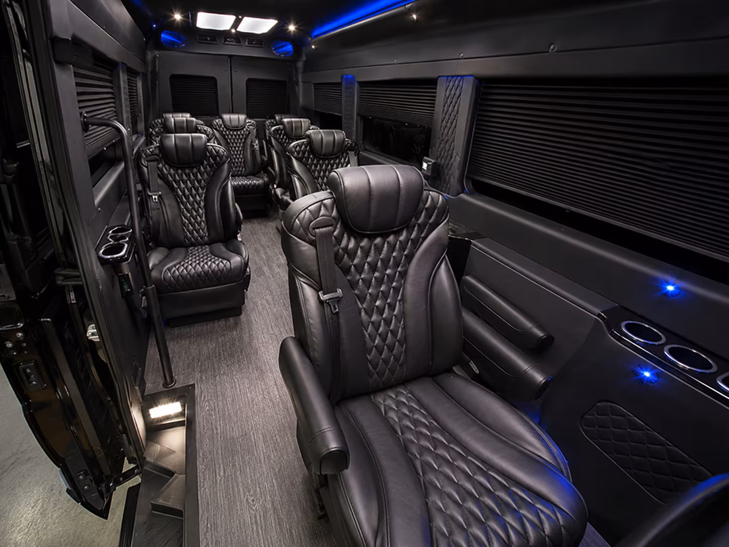 18 passenger sprinter van inside