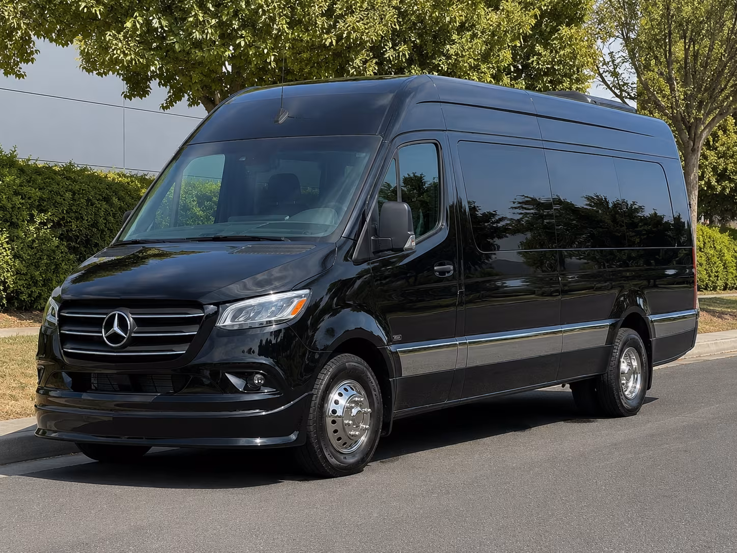 daily employee shuttle sprinter vans for recurring commuter routes in wichita