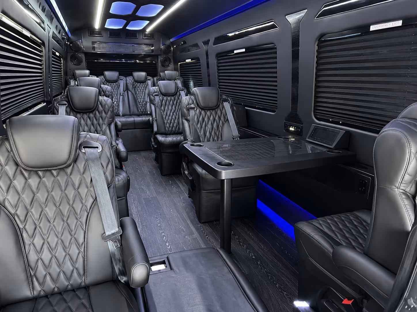 wichita 12 passenger sprinter van inside