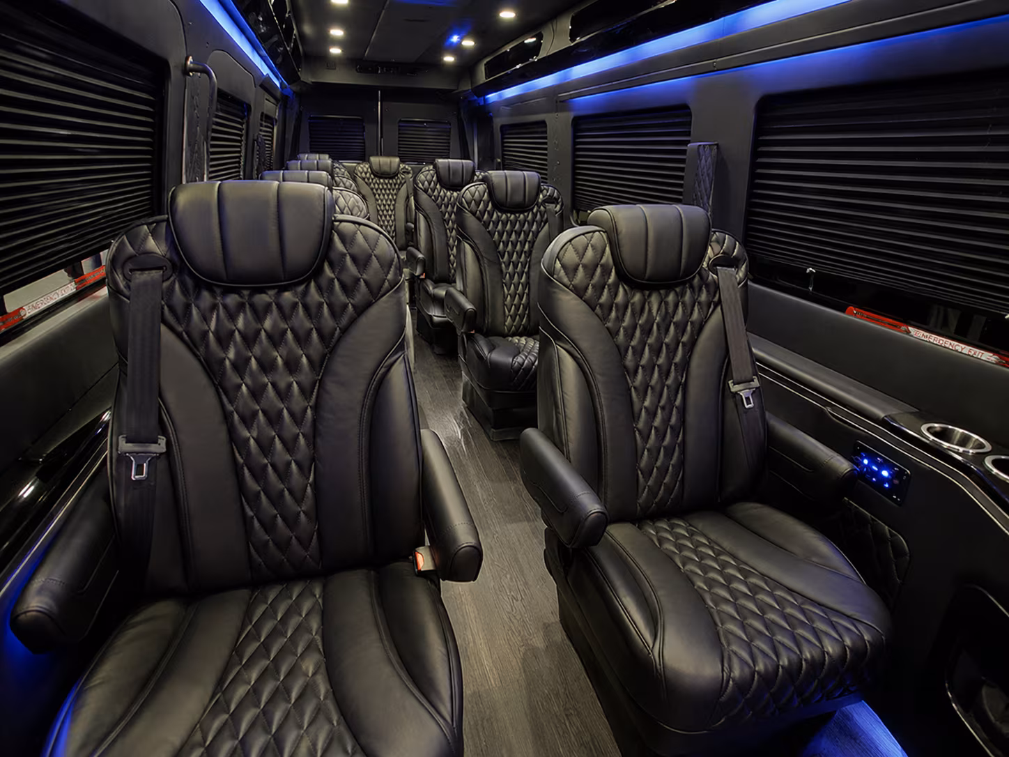 wichita 18 passenger sprinter van interior