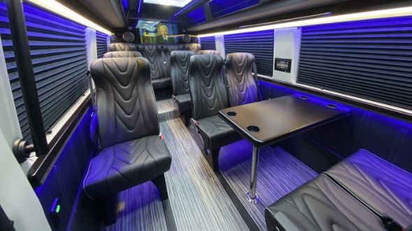 wichita 18 passenger sprinter van interior